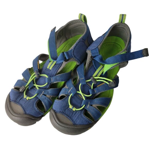 Keen Waterproof‎ Blue and Green Sandals Women's 7 Anti Odor Anatomic Footbed - Picture 7 of 7